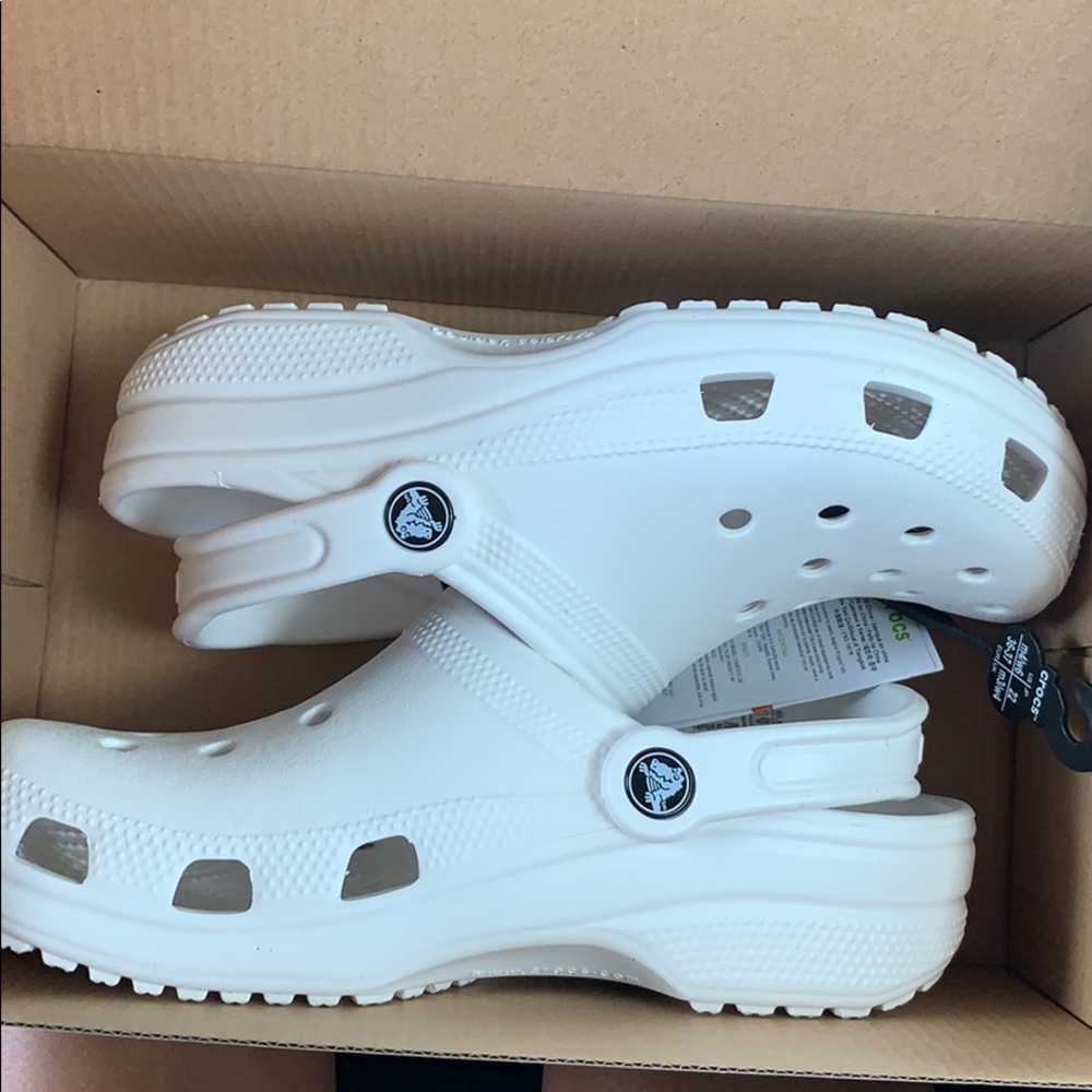 White Crocs